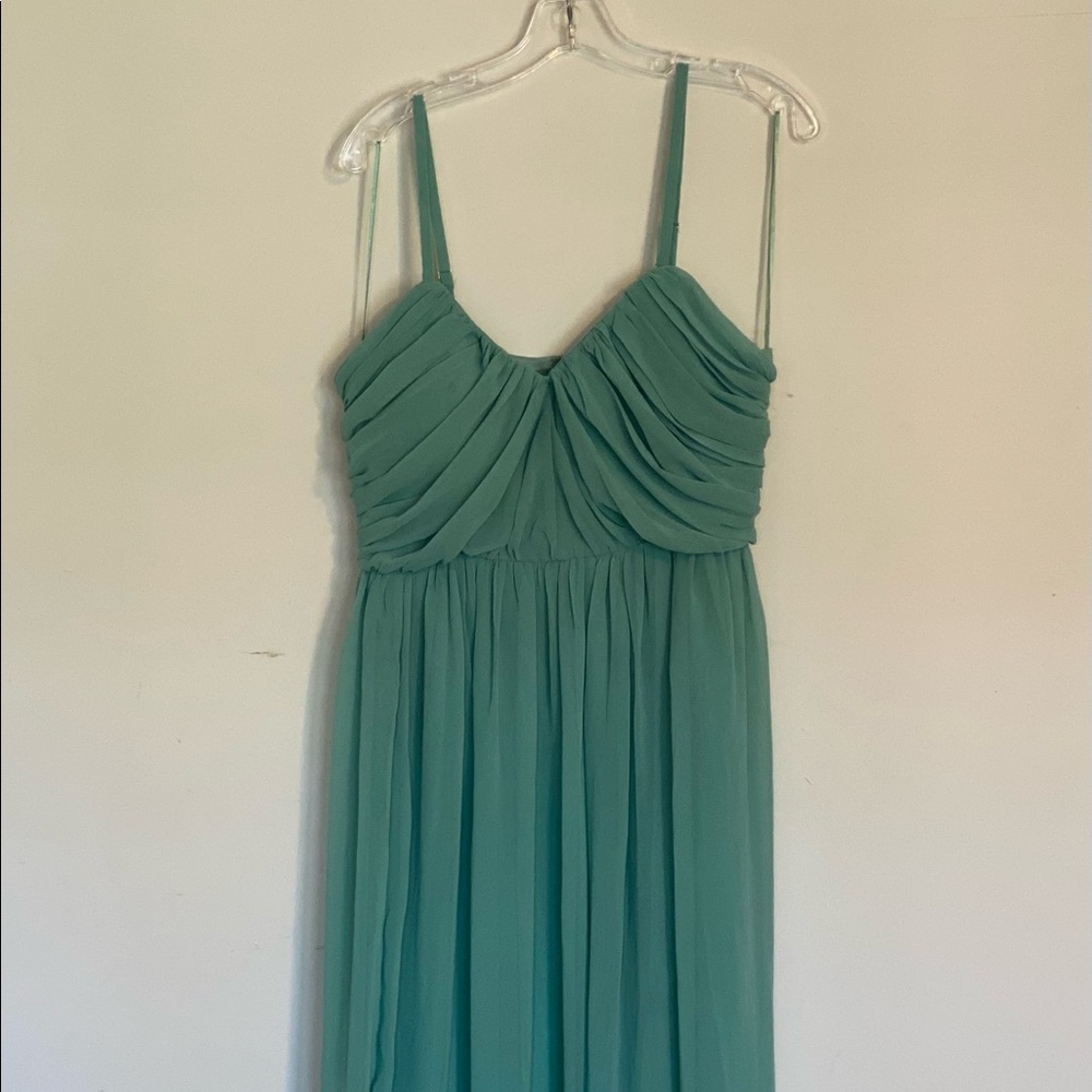 Green bridesmaid dress